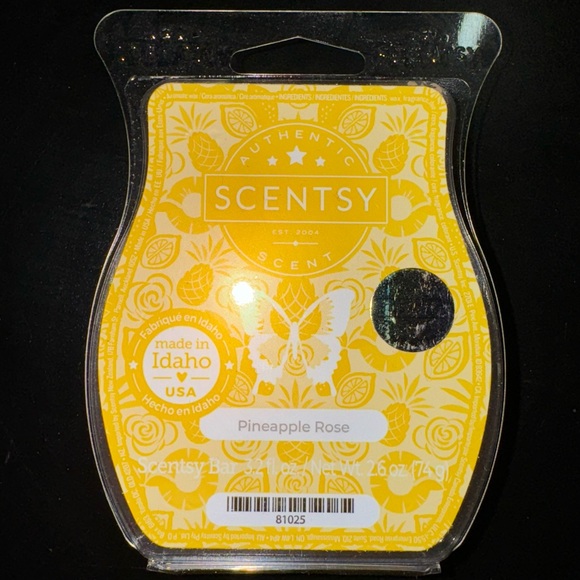 Scentsy Pineapple Rose Wax Bar - Picture 2 of 4